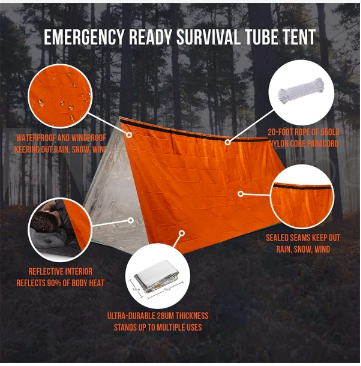 Survival rygsæk - 4 personer 2 dage